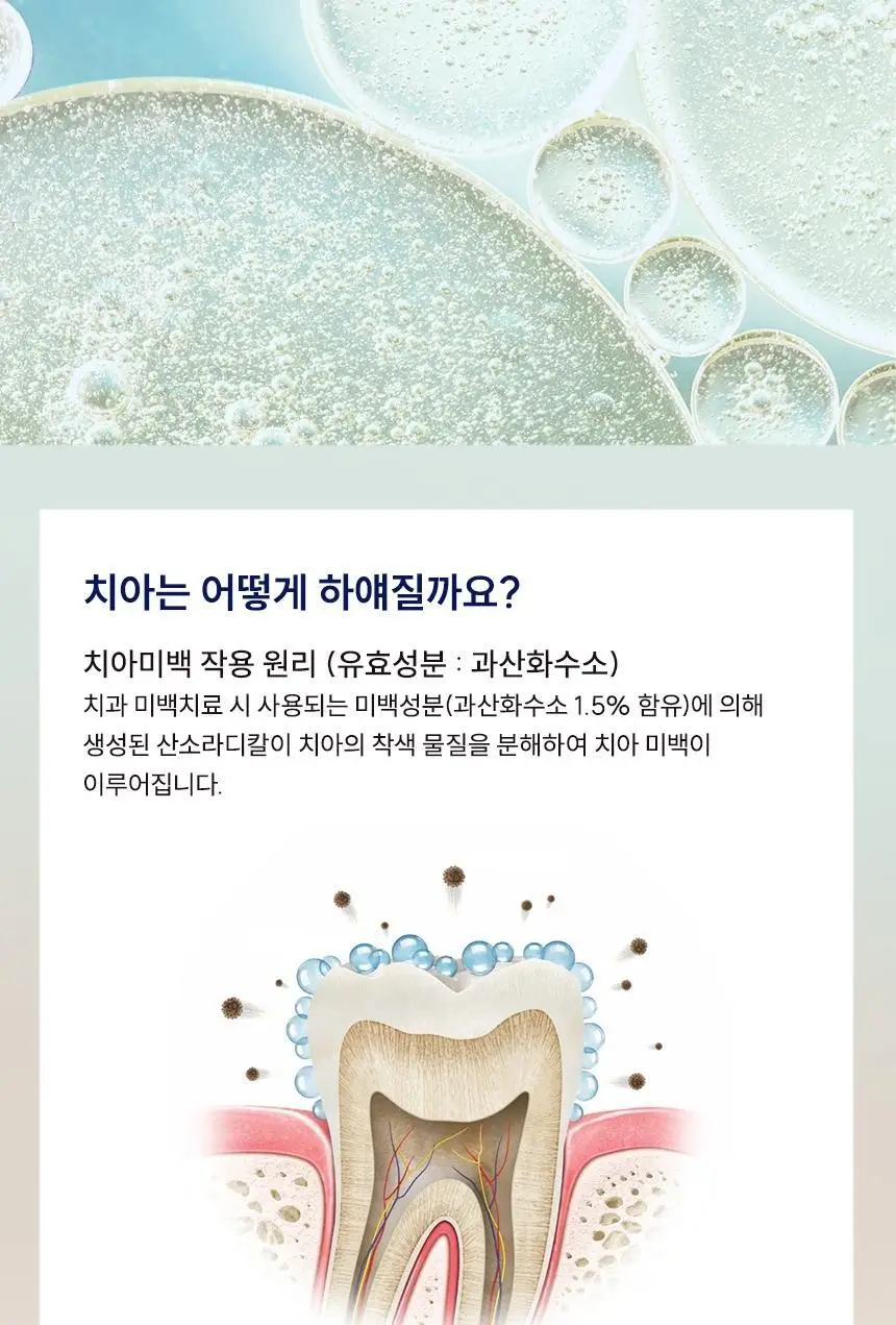 [데일리 미백케어] 뷰센15 치아미백제 플로랄민트향 80g 상세페이지 7
